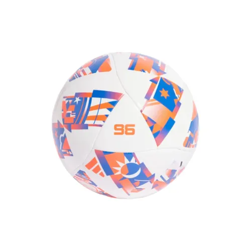 Adidas Size 34 Size 5 Size Soccer TPU Machine Stitched Soccer Ball Unisex White Sun Red Glow Blue