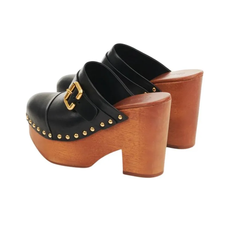 Chloé Jeannette Wedge Clogs-4
