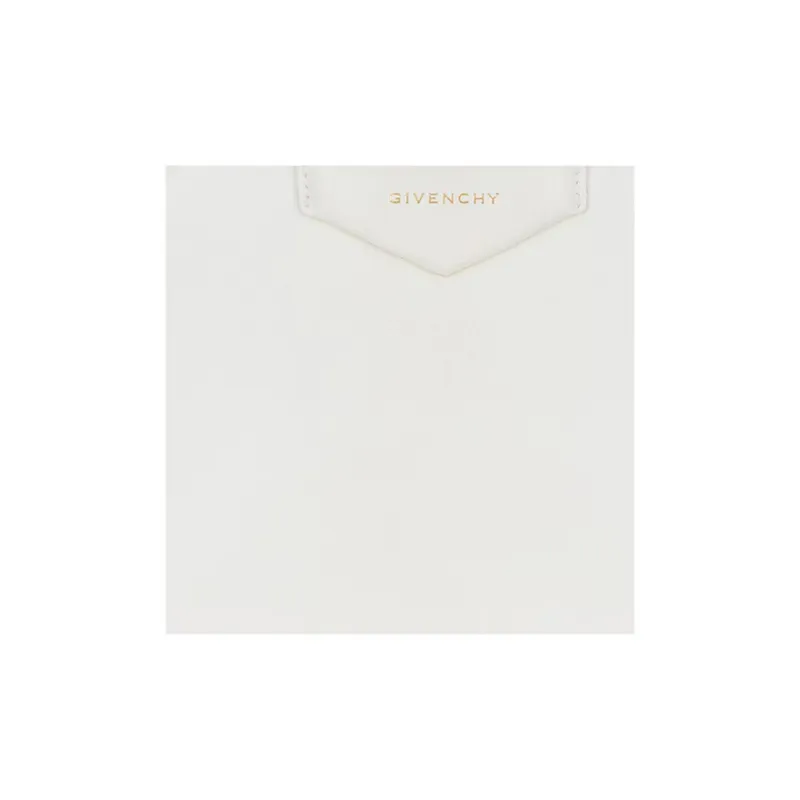 GIVENCHY Shiny Buffalo Leather Shoulder Bag Crossbody Bag Handbag Extra Mini Women's White-4