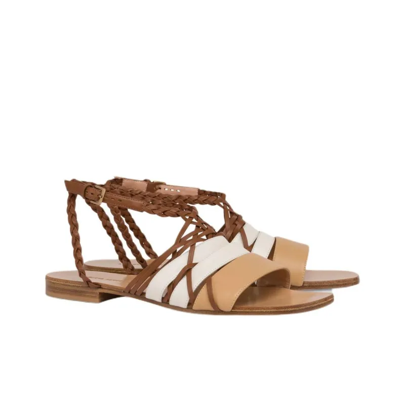 ALBERTA FERRETTI Maxi Strap Sandals Women's Brown-2