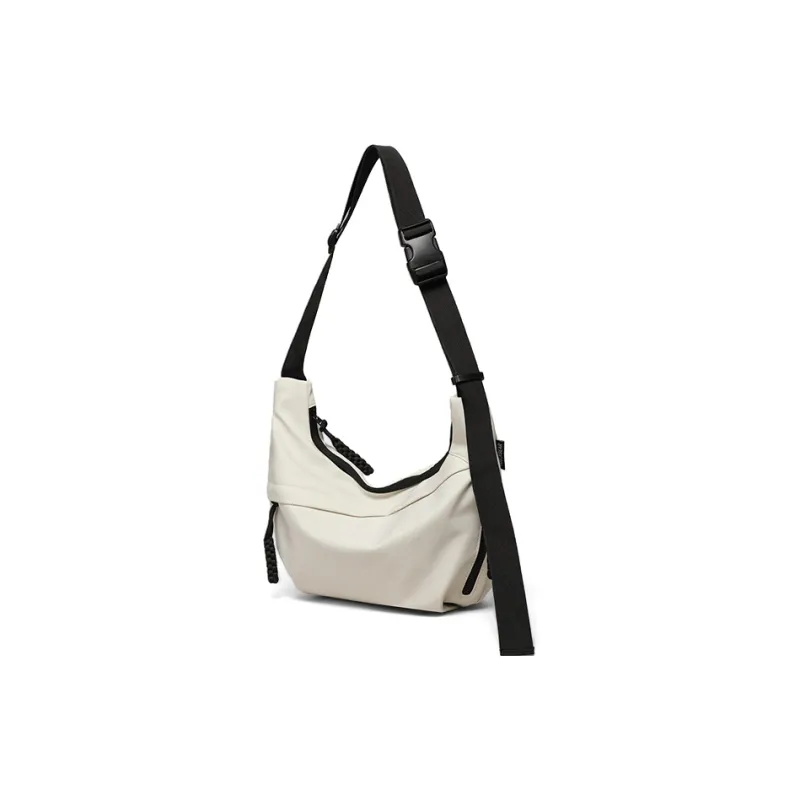 Kevin Cohen Oxford Shoulder Bag, Underarm Crossbody Bag Regular Women's Black/Ecru-1