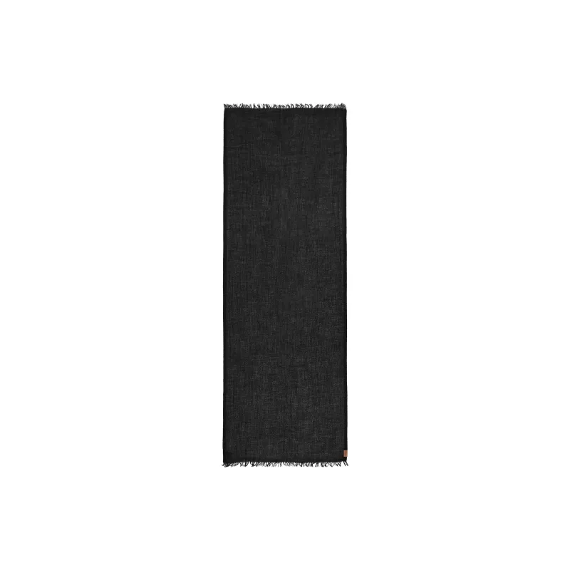 LOEWE Knit Scarves Unisex Black-0