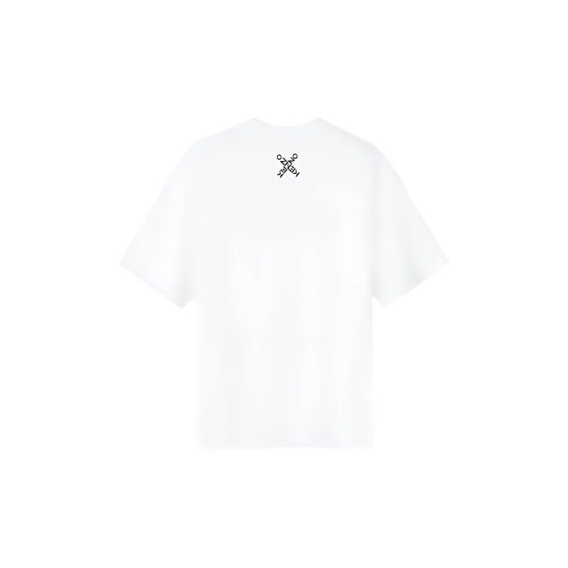 KENZO Letter Logo T Shirts Men White-1