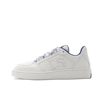 Burberry Stock Low-Top Skateboard Shoes Women's White