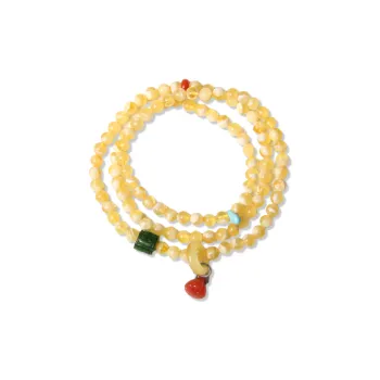 The Call Of The Heart Amber Beeswax Fine Jade Bracelets Unisex