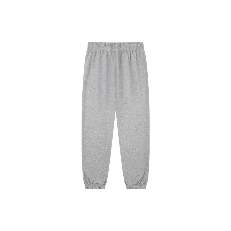 QIAODAN Knitted Sports Pants Men's Gray Heather Gray-1
