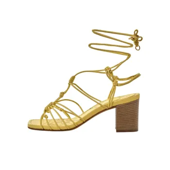 Ulla Johnson Lenya Strap Sandals 6.5cm Women's Yellow