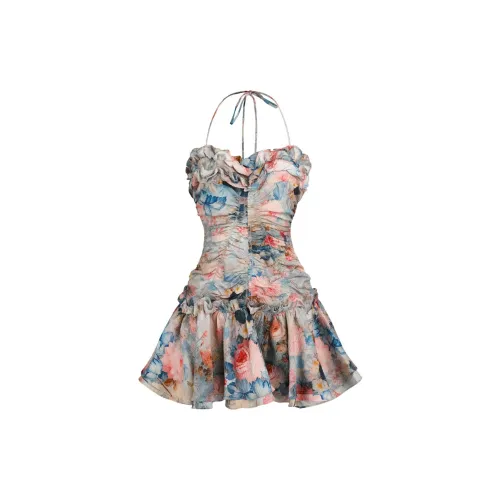 Selkie Swim Dresses & Skirts Women's Rose Print On Sheepskin Paper