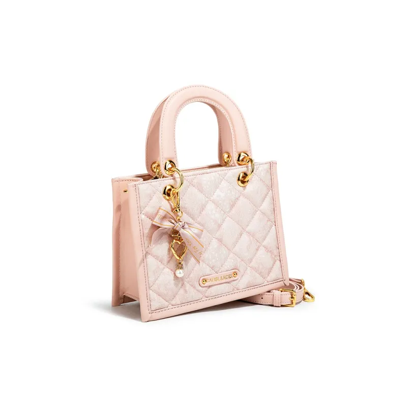 CAEISL&KCIEL Polyurethane Synthetic Leather Handbag Women's Embroidery Powder-2
