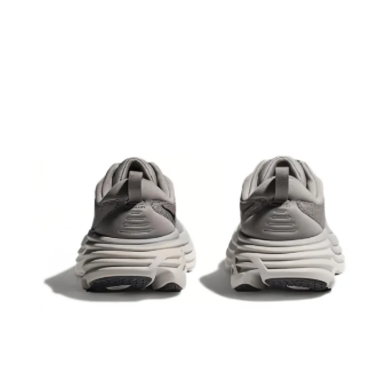 HOKA ONE ONE Bondi 8 Running Shoes Men Low Top Gray/Gray-2