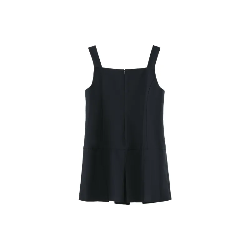 Fstudio Sleeveless Dress Women's Navy Blue-1