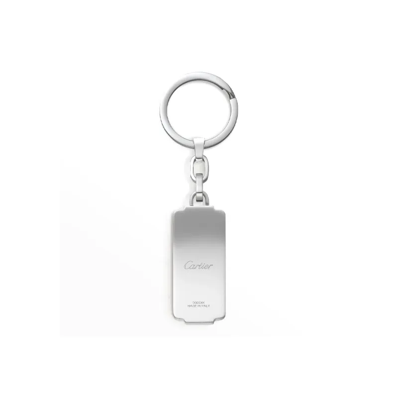 CARTIER Stainless Steel Keychains Unisex Silver-1