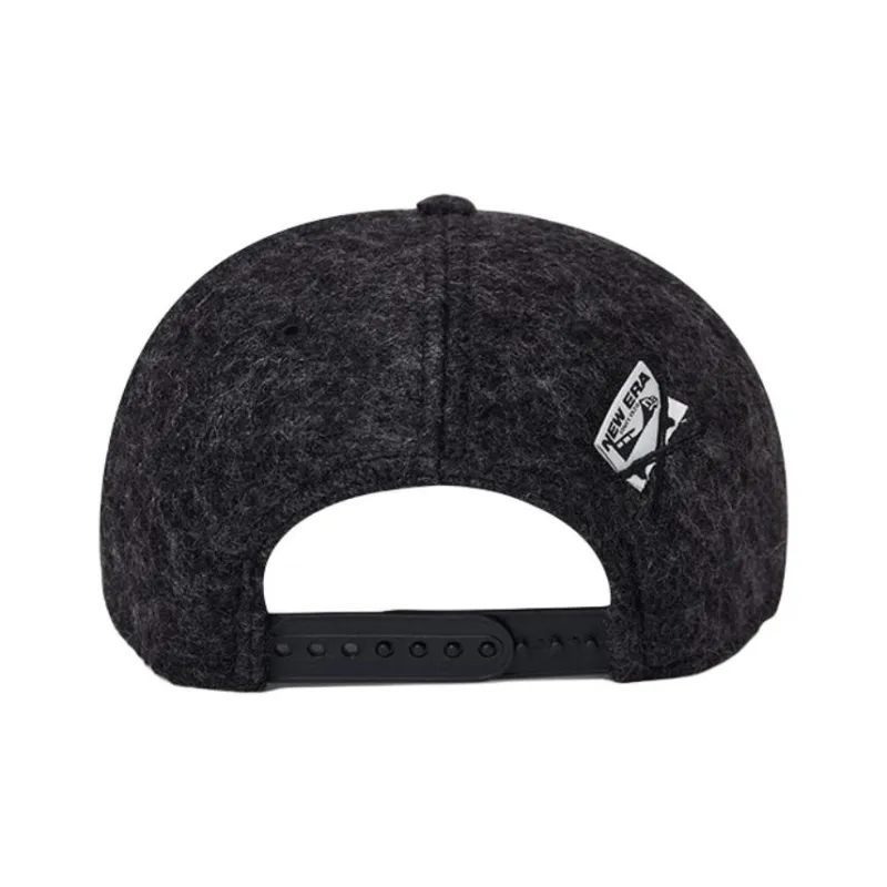 New Era Polyester Sheep Wool Acrylic Baseball Caps Unisex Black-1