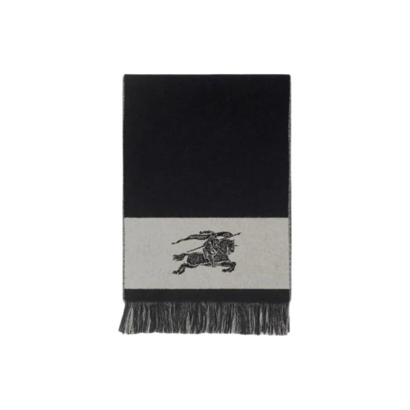 Burberry Ekd Logo Wool Scarf-1