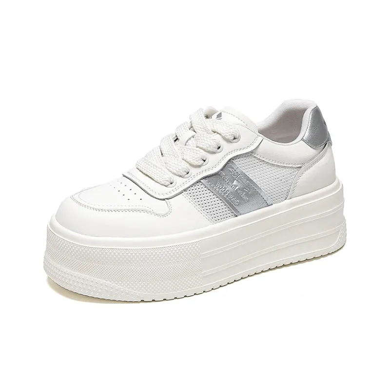 WOOS BOBO Lightweight Height Increasing Low Top Skateboard Shoes Women's-5