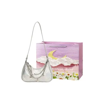 Bansusu PU Shoulder Bag Regular Women's Dazzling Color/Black/Gold/Silver