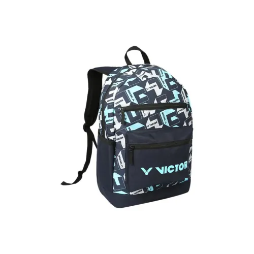 Victor Backpacks Navy Blue With Gray Accents