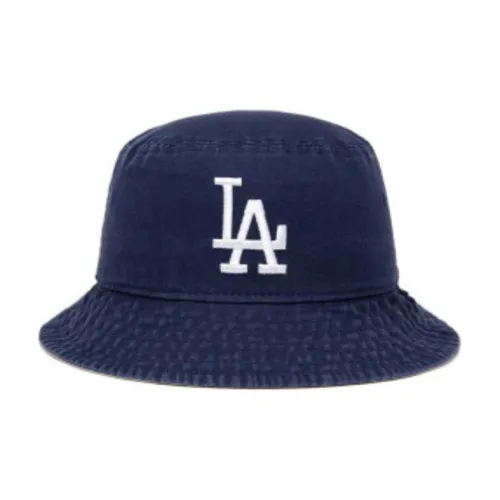 New Era Cotton Bucket Hats Unisex Blue
