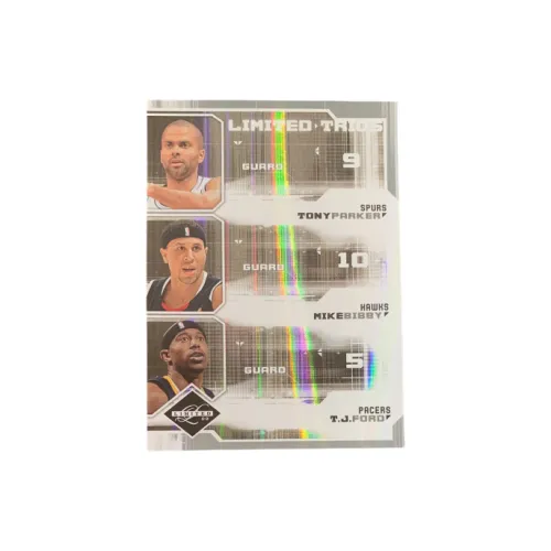 PANINI 2009 Tony Parker Mike Bibby TJ Ford Teca 09/25 Parker Dual Pan Star Card Product Access Sports Cards 1 Pc