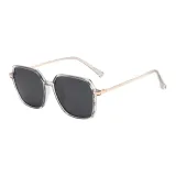 Transparent Gray Frame with Gray Lens