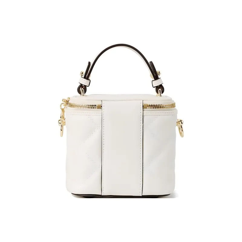Why Cow Leather Shoulder Bag, Crossbody Bag, Handbag Mini Women's White/Black/Hyacinth Purple-4