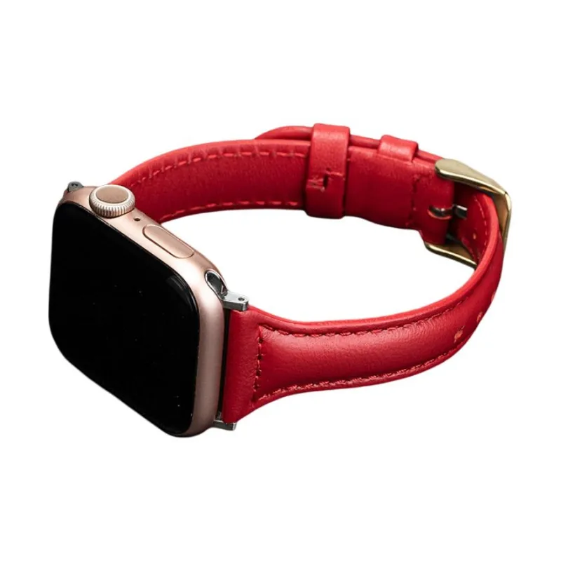 FUDIEN Apple Compatibility Watch Band Genuine Leather Material-6
