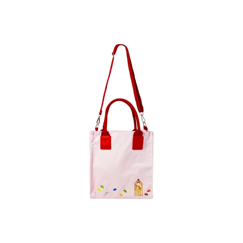OTRAINBOW Harry Potter Canvas Canvas Bag Shoulder Bag Crossbody Bag Handbag Regular Women's Light Red/Dark Red-1