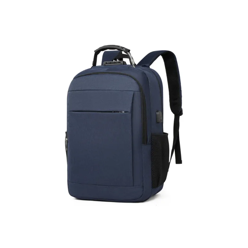 BAODIDAISHU Oxford Backpack Regular Men's Gray Black Blue-7