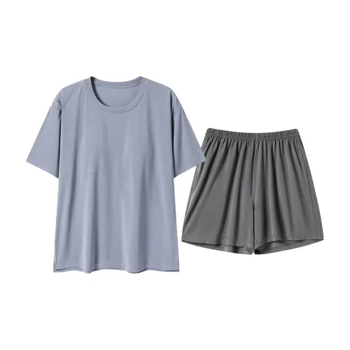 Close-fitting Areas Pajama Set Women's Orchid Purple