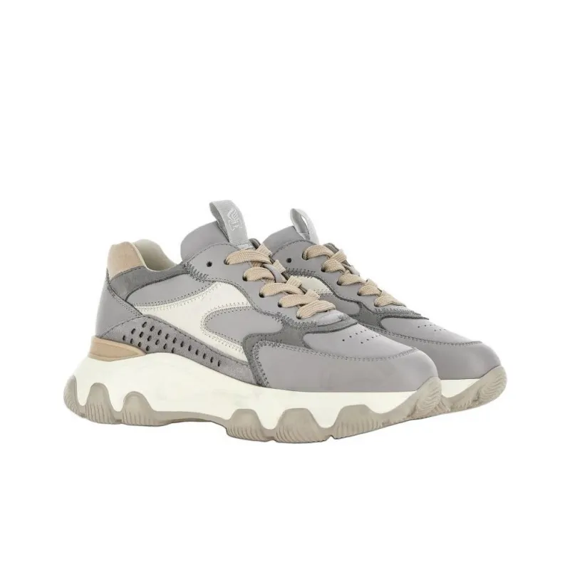 HOGAN Hyperactive Low-Top Casual Shoes Women's Gray-2