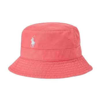 Polo Ralph Lauren Cotton Bucket Hats Unisex Pink
