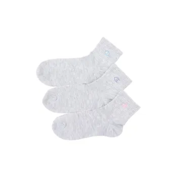 Champion Mid-Calf Socks Women's 3 Pack Silver Gray