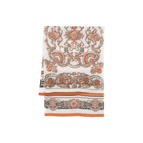 GUCCI Pre-Owned Shell-print Silk Scarf