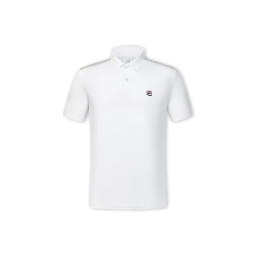 FILA Polo Shirts Men Bright White