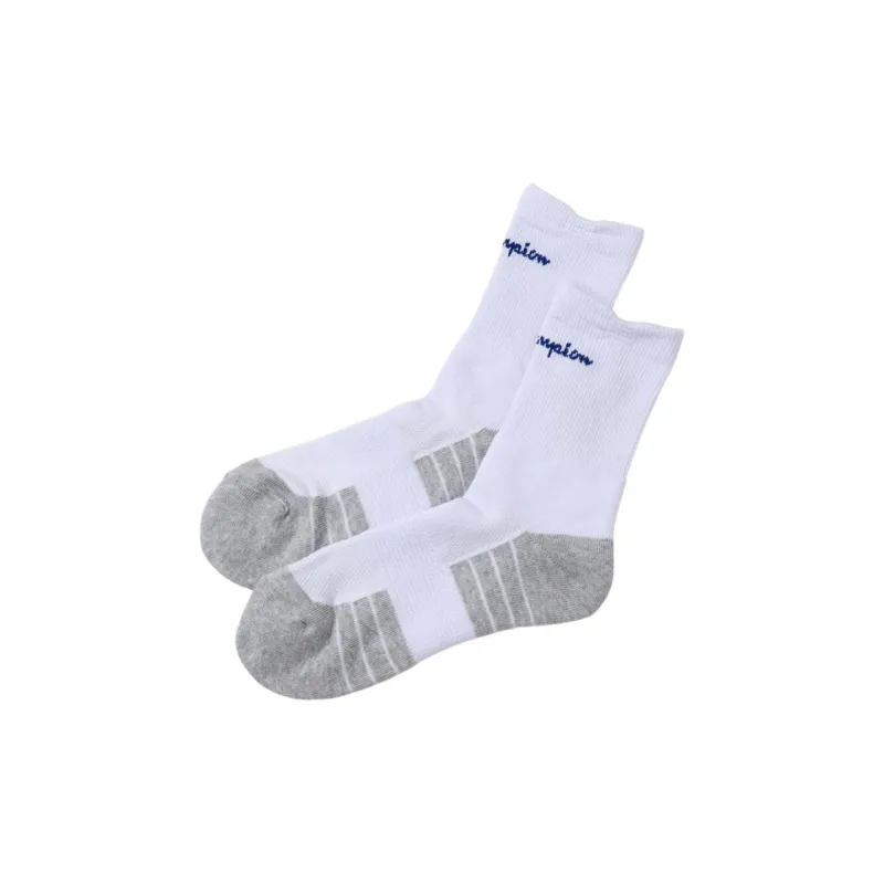 Champion SS24 Mid-Calf Socks Men's 1 Pack White-0
