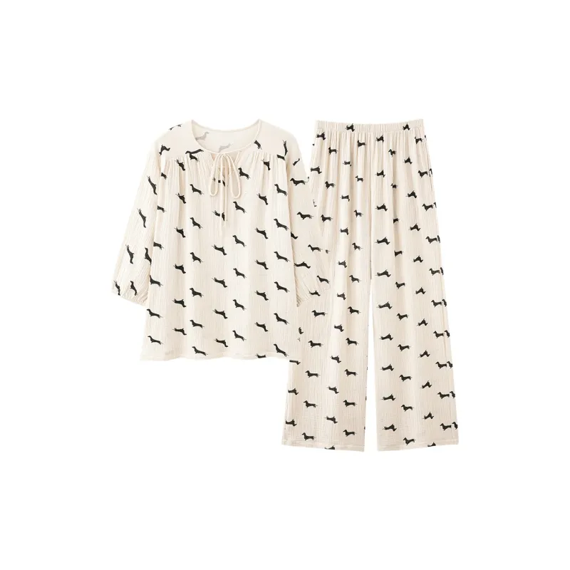 Pajama Set Women's Light Apricot-1