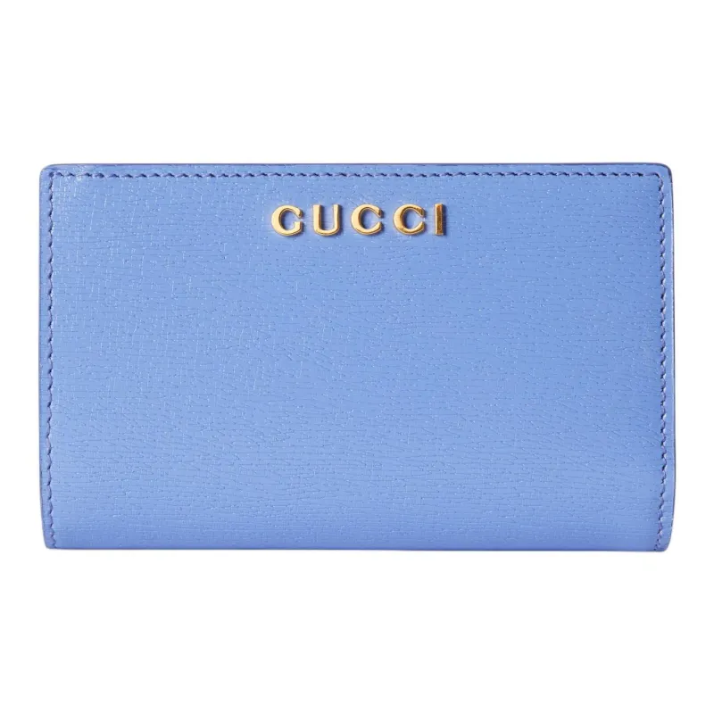 GUCCI Leather Wallet Women's Light Purple-0