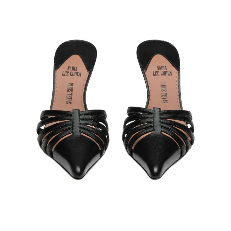 Paris Texas 80mm Nadia Mules Women's-3