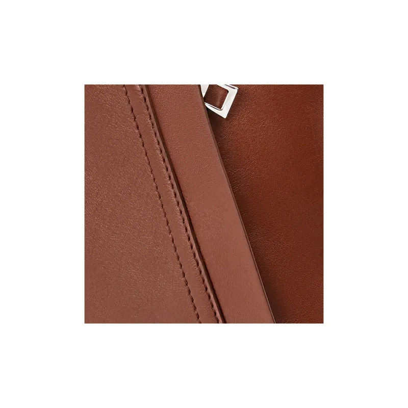 LOEWE Flamenco Shiny Soft Cow Leather Backpack Men's Brownie-4