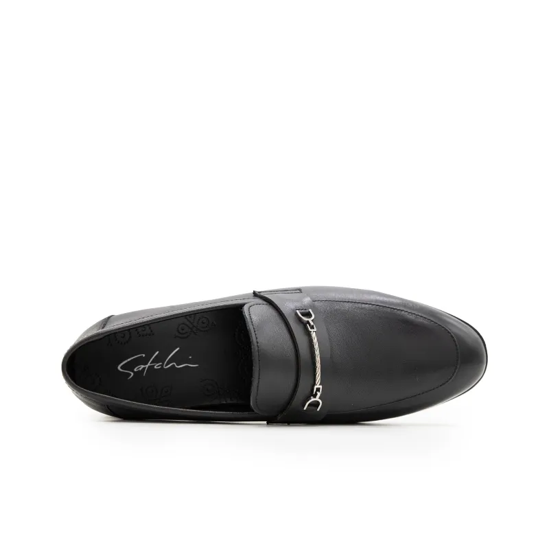 Satchi Dress Shoes Men Low Top Black-3