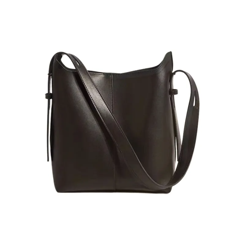 BRINCH PU Crossbody Bag, Shoulder Bag Women's Coffee/Black/Yellow-5