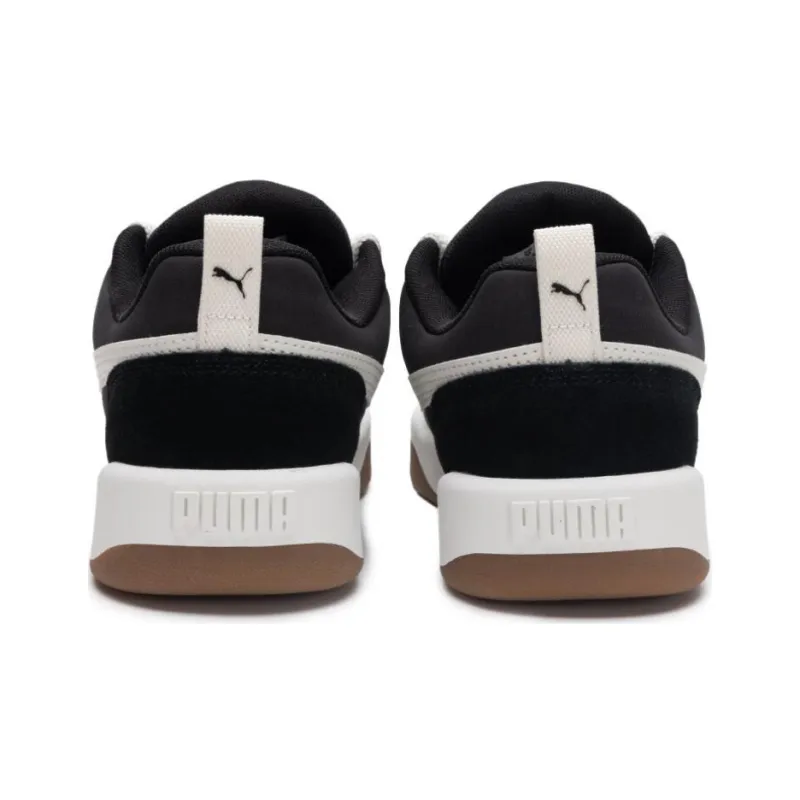PUMA Park Lifestyle Street Anti-Slip Wear-Resistant Low-Top Skateboard Shoes Unisex Black White-4