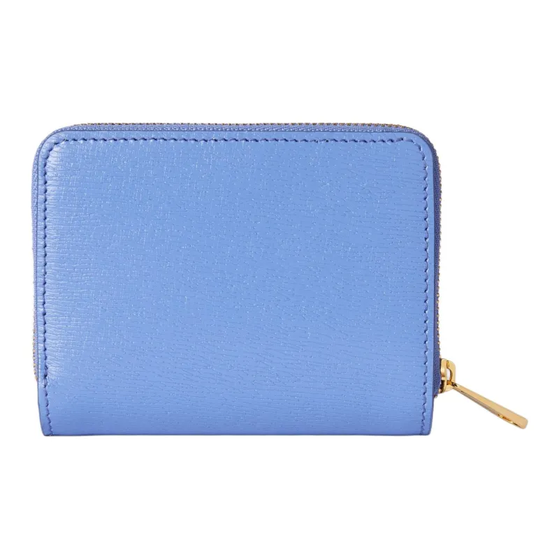 GUCCI Leather Wallet Mini Unisex Light Purple-2