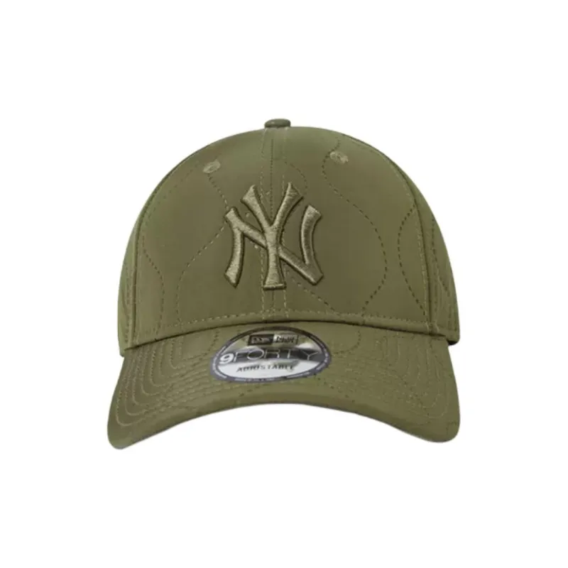 New Era Polyester Baseball Caps Unisex Olive Green-1