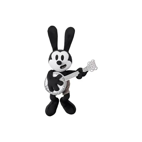 Disney 100th Anniversary Lucky Rabbit Oswald Collection Mickey Mouse Dolls Plush Doll 22cm Height