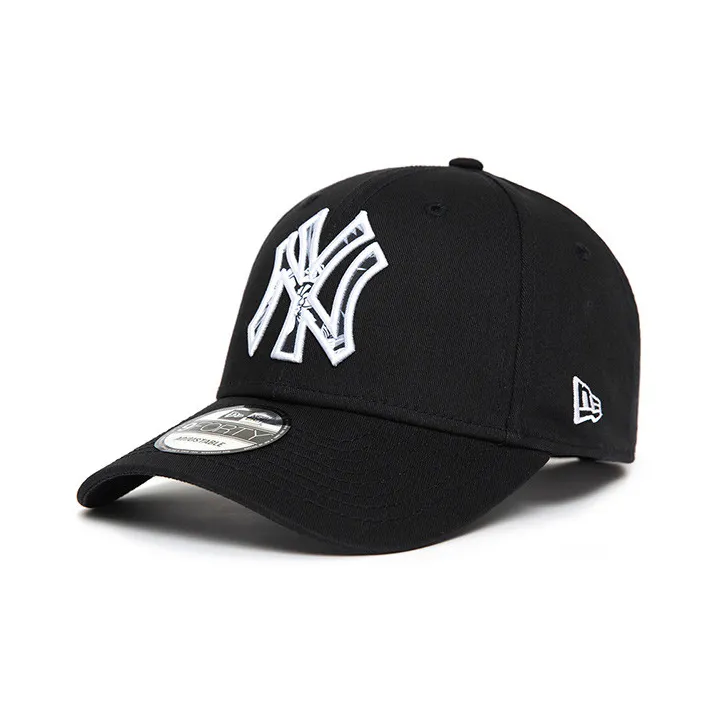 New Era Polyester, Cotton Baseball Caps Unisex Navy Blue-0