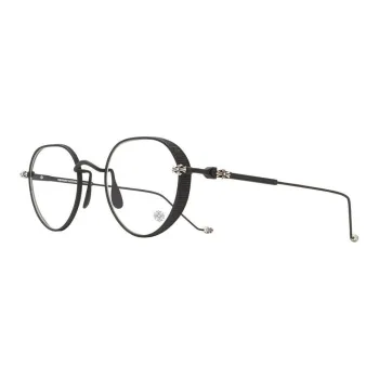 Chrome Hearts   Round Eyeglass Frames Unisex Black