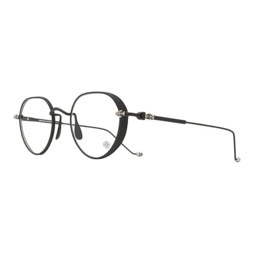 Chrome Hearts   Round Eyeglass Frames Unisex Black
