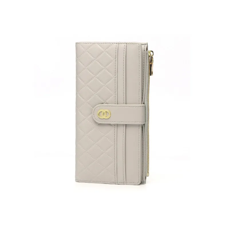 HAWA Artificial Leather Clutch Regular Women's Red/Light Gray/Green/Pink/Apricot-1