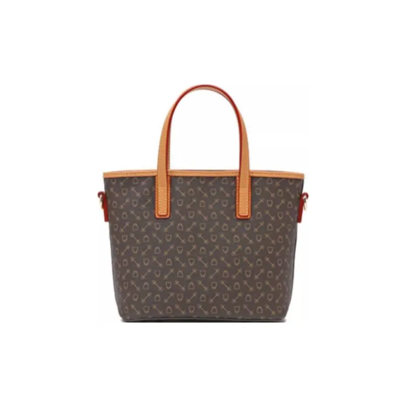 Why Artificial Leather Shoulder Bag Crossbody Bag Handbag Medium Size Women's Coffee/Milk Tea Brown-3